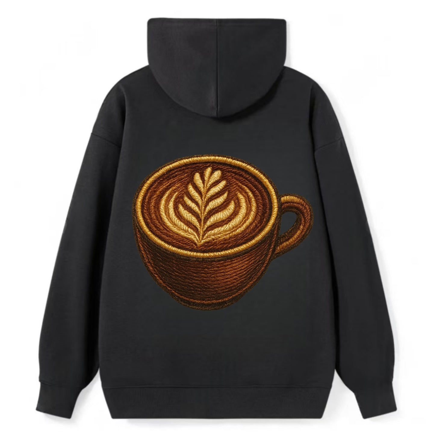 Latte Art  - Classic Pullover Hoodie - Black