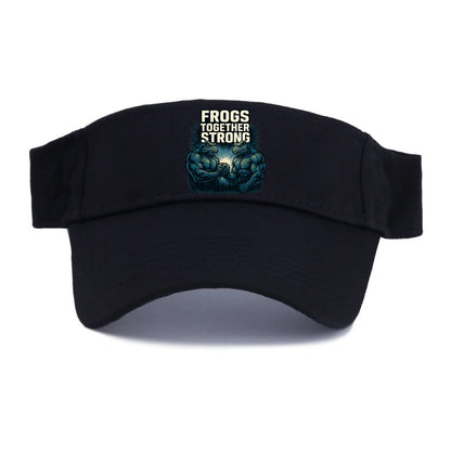 Frogs Together Strong 4 - Visor - Black