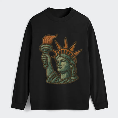 Statue of Liberty  - Classic Long Sleeve Shirt - Black