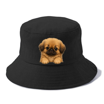 Pekingese  - Bucket Hat - Black