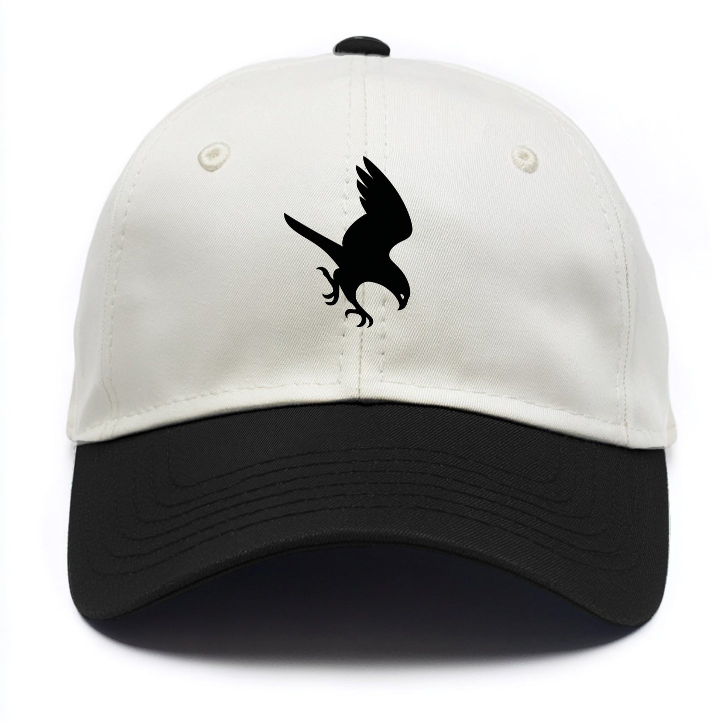 Hawk diving for prey - Two Tone Cap - Black