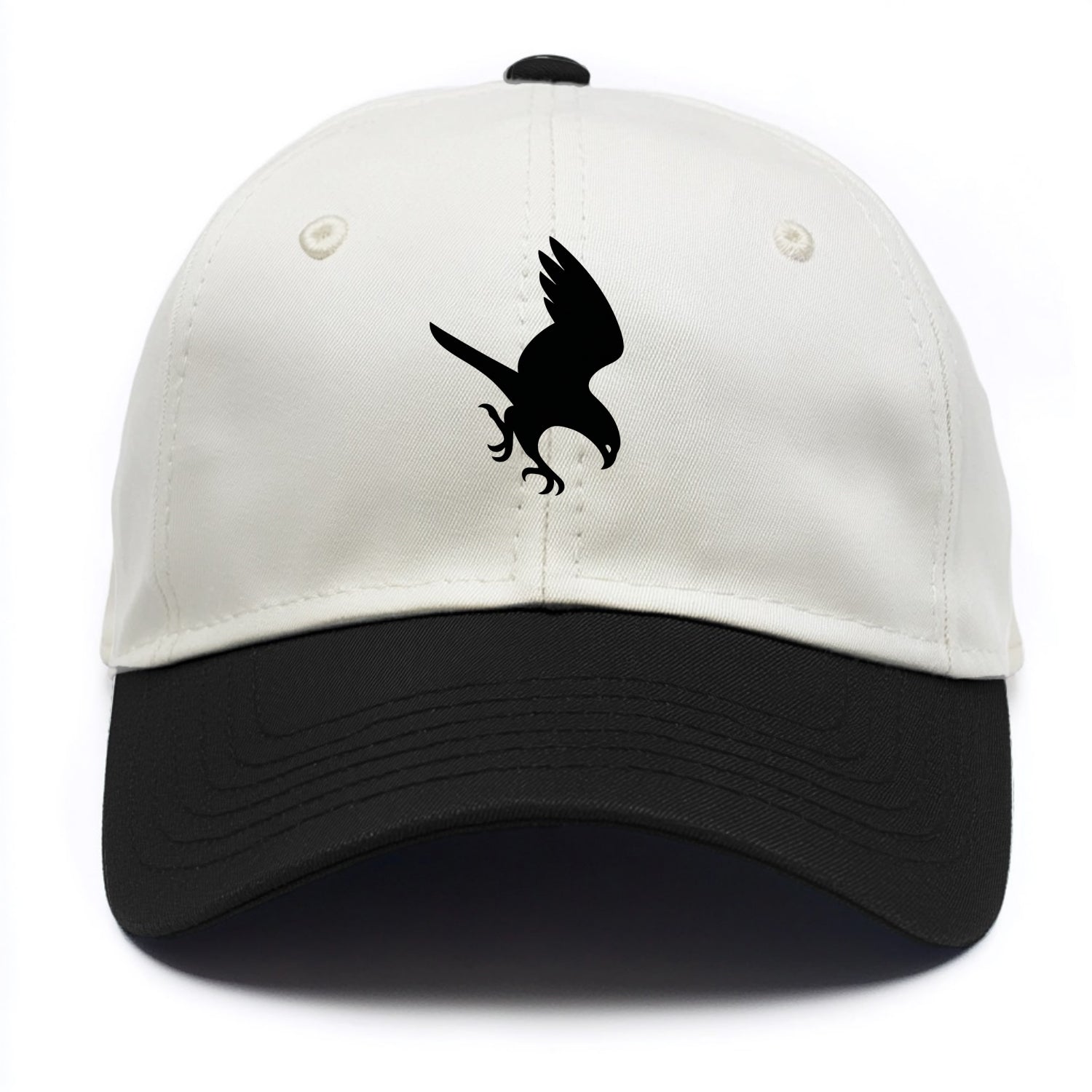 Hawk diving for prey - Two Tone Cap - Black