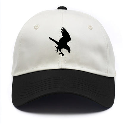Hawk diving for prey - Two Tone Cap - Black