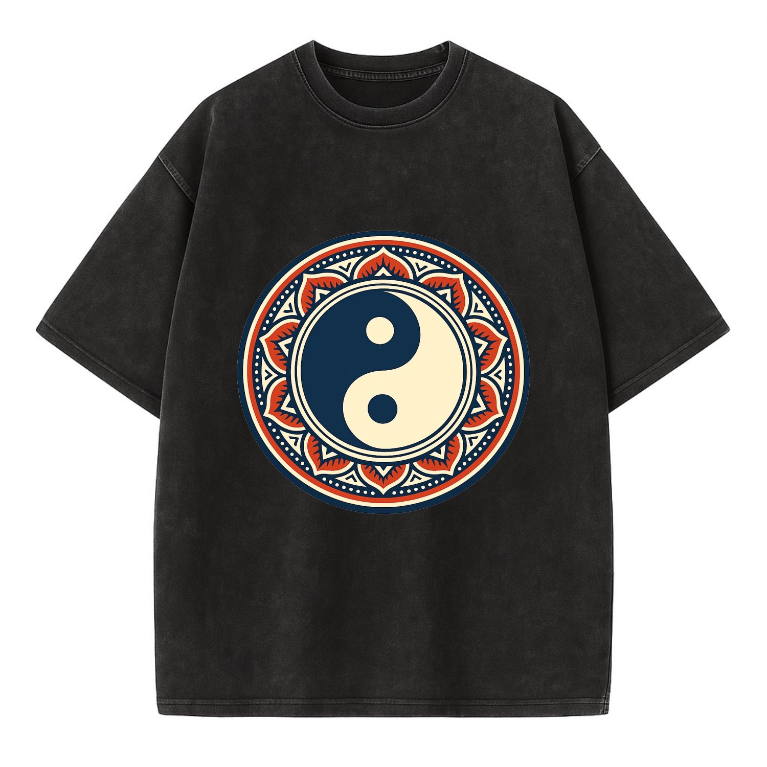Harmony of Balance - Vintage T-shirt - Black