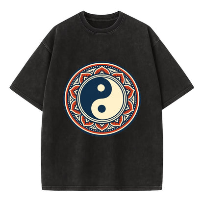 Harmony of Balance - Vintage T-shirt - Black