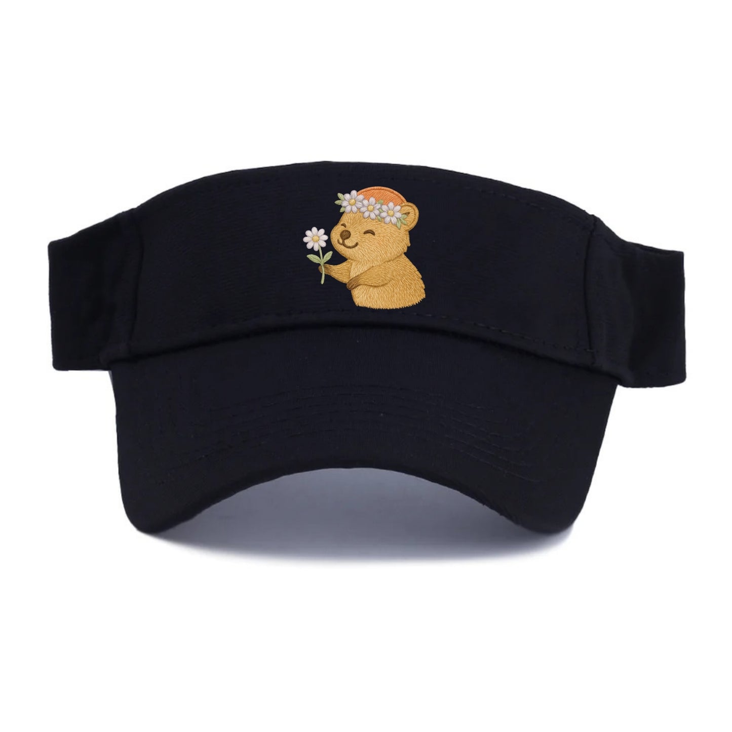 Quokka Daisy Chain - Visor - Black