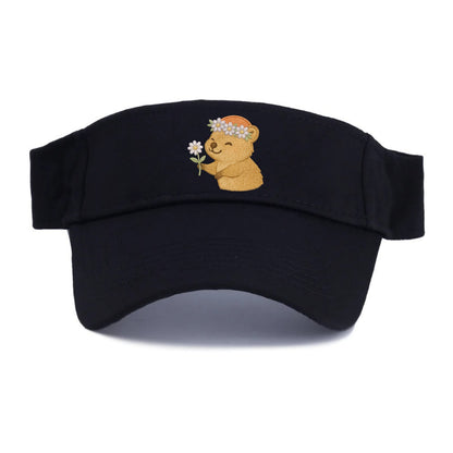 Quokka Daisy Chain - Visor - Black