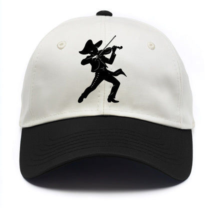 Mariachi violinist passionate performance - Two Tone Cap - Black