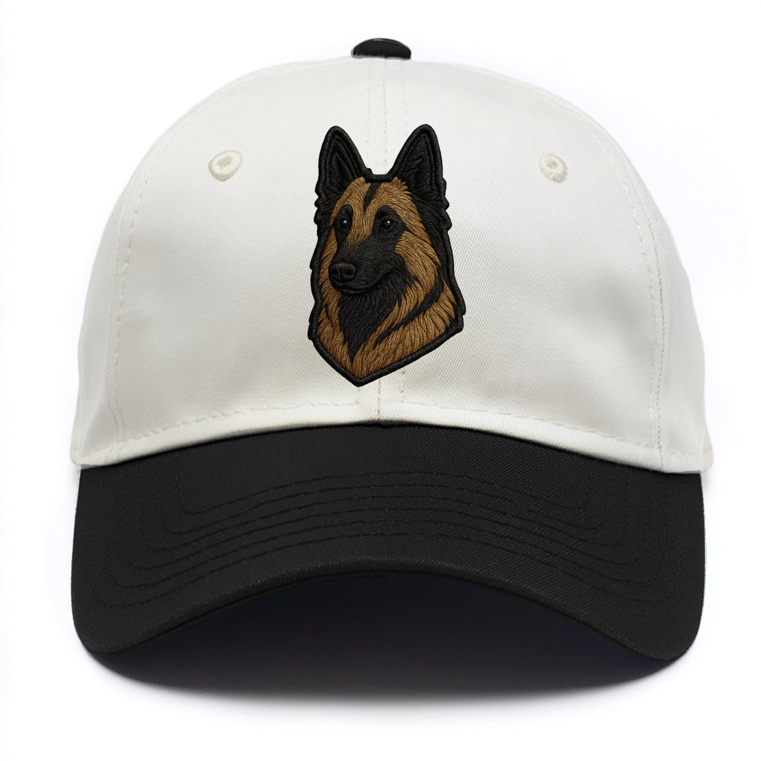 Belgian Tervuren - Trendy shepherd desig - Two Tone Cap - Black