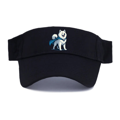 Samoyed Winter Hero  - Visor - Black