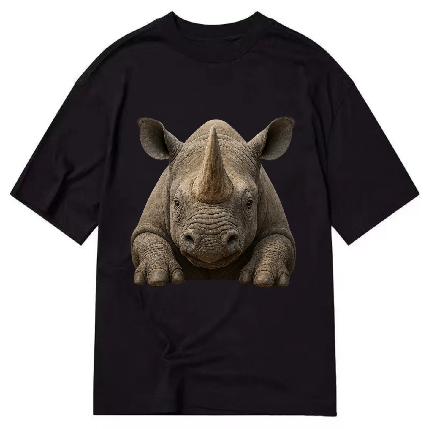 Rhinoceros  - Classic T-shirt - Black