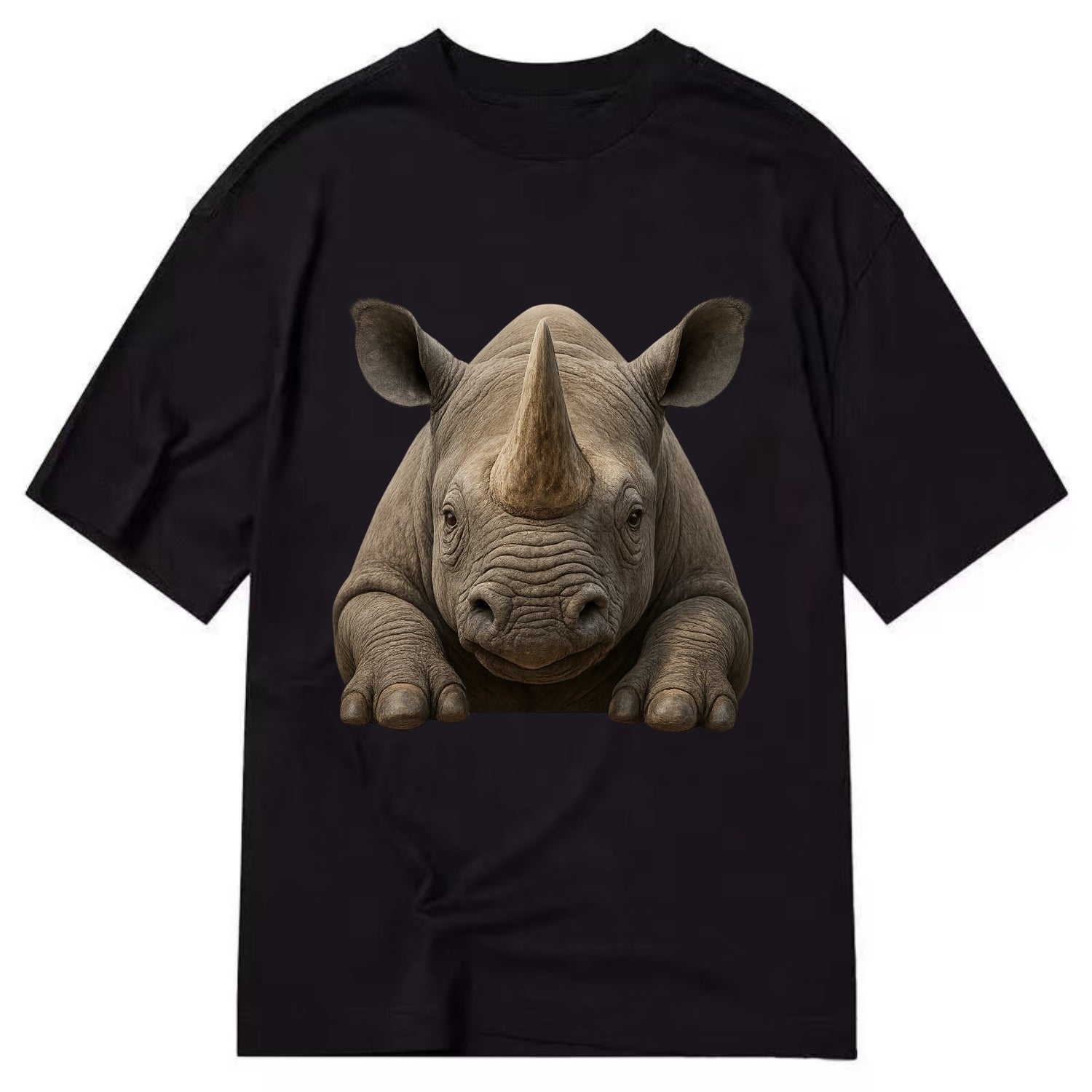 Rhinoceros  - Classic T-shirt - Black