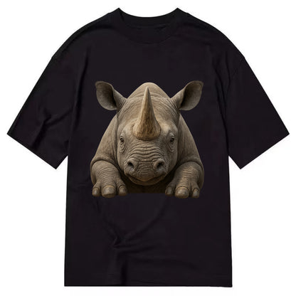 Rhinoceros  - Classic T-shirt - Black