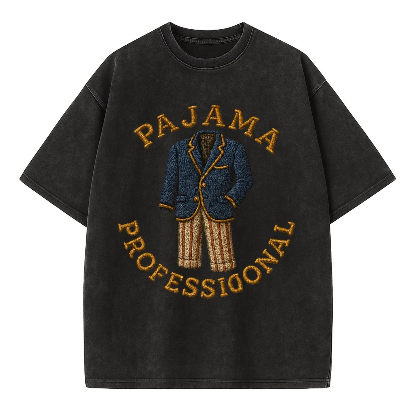 Pajama Professional  - Vintage T-shirt - Black