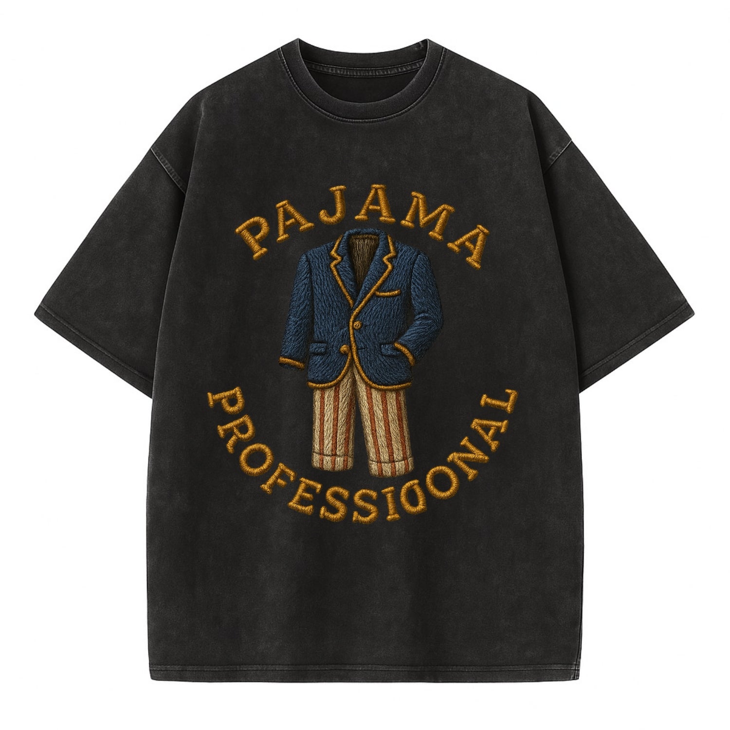 Pajama Professional  - Vintage T-shirt - Black