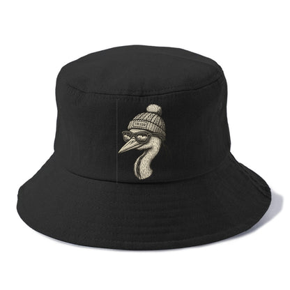 Toledo Great Blue Heron wearing Toledo b - Bucket Hat - Black