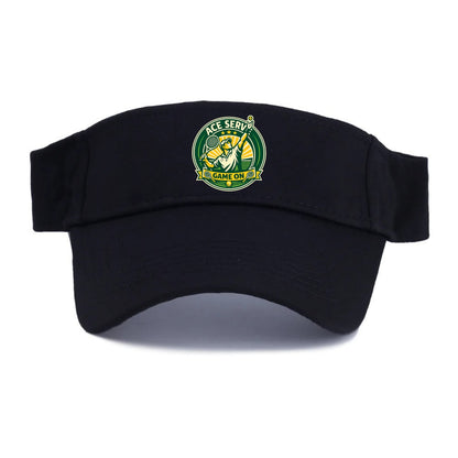 Serving Ace Emblem - Visor - Black