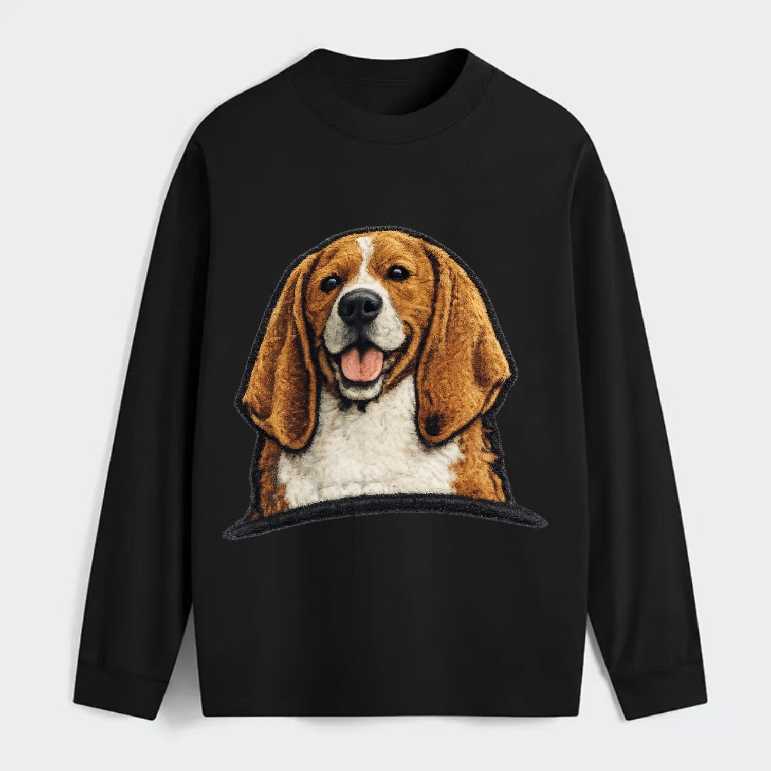 Buddy Beagle - Classic Long Sleeve Shirt - Black