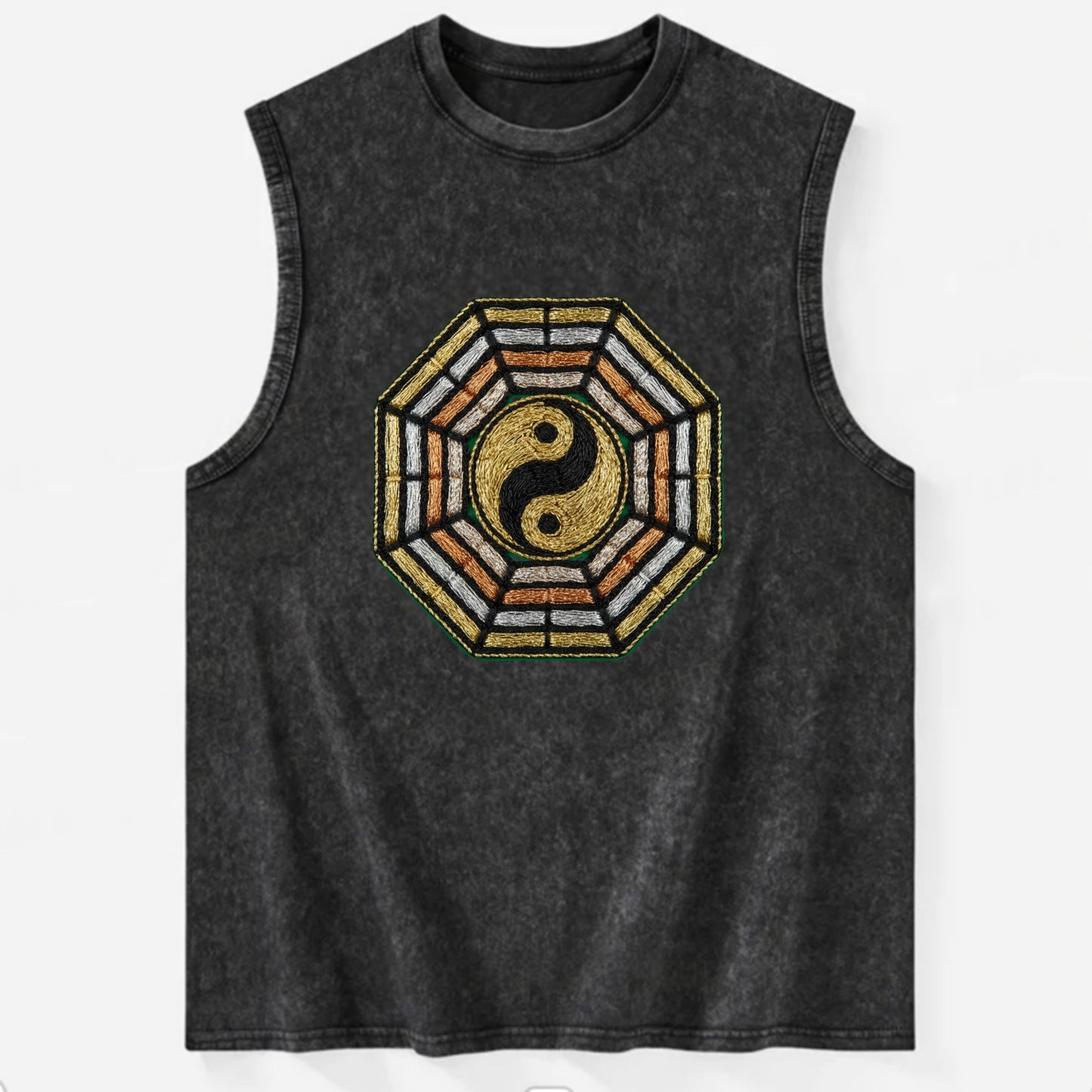 Bagua - Vintage Washed Tank - Black