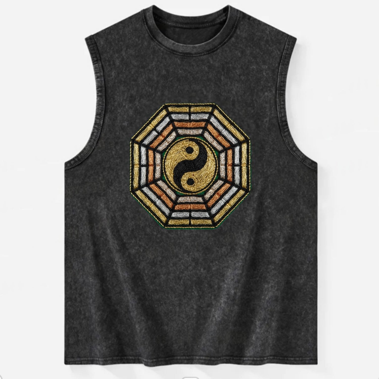 Bagua - Vintage Washed Tank - Black