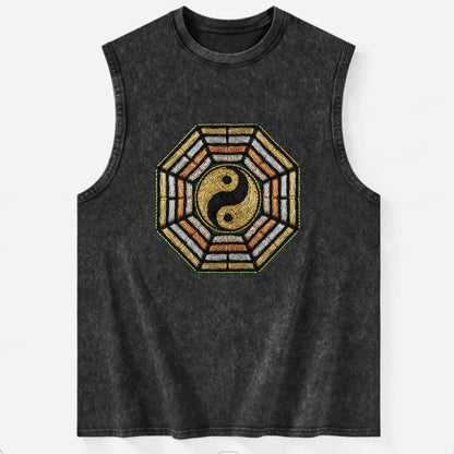 Bagua - Vintage Washed Tank - Black