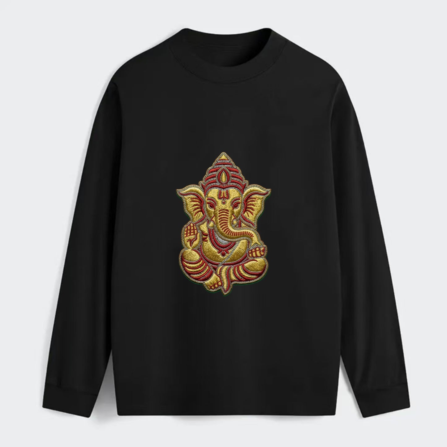 Ganesh - Classic Long Sleeve Shirt - Black
