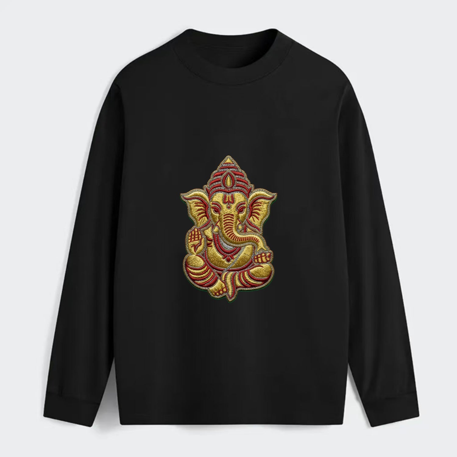 Ganesh - Classic Long Sleeve Shirt - Black
