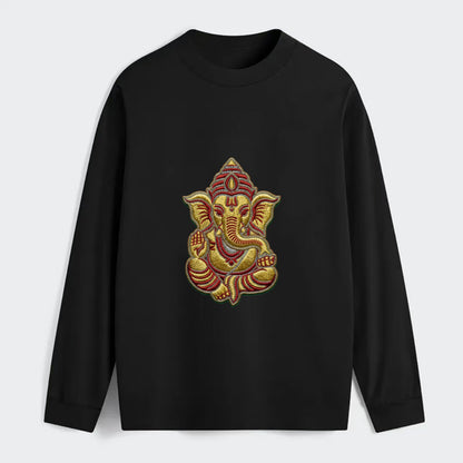 Ganesh - Classic Long Sleeve Shirt - Black