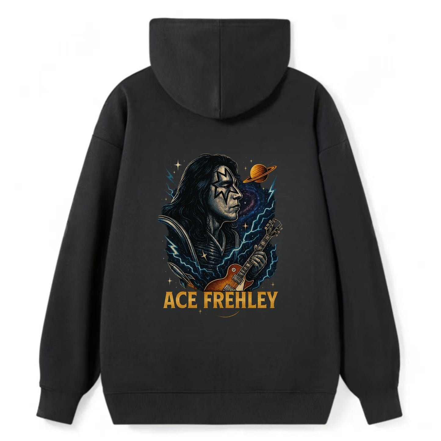 Icon Portrait - Classic Pullover Hoodie - Black