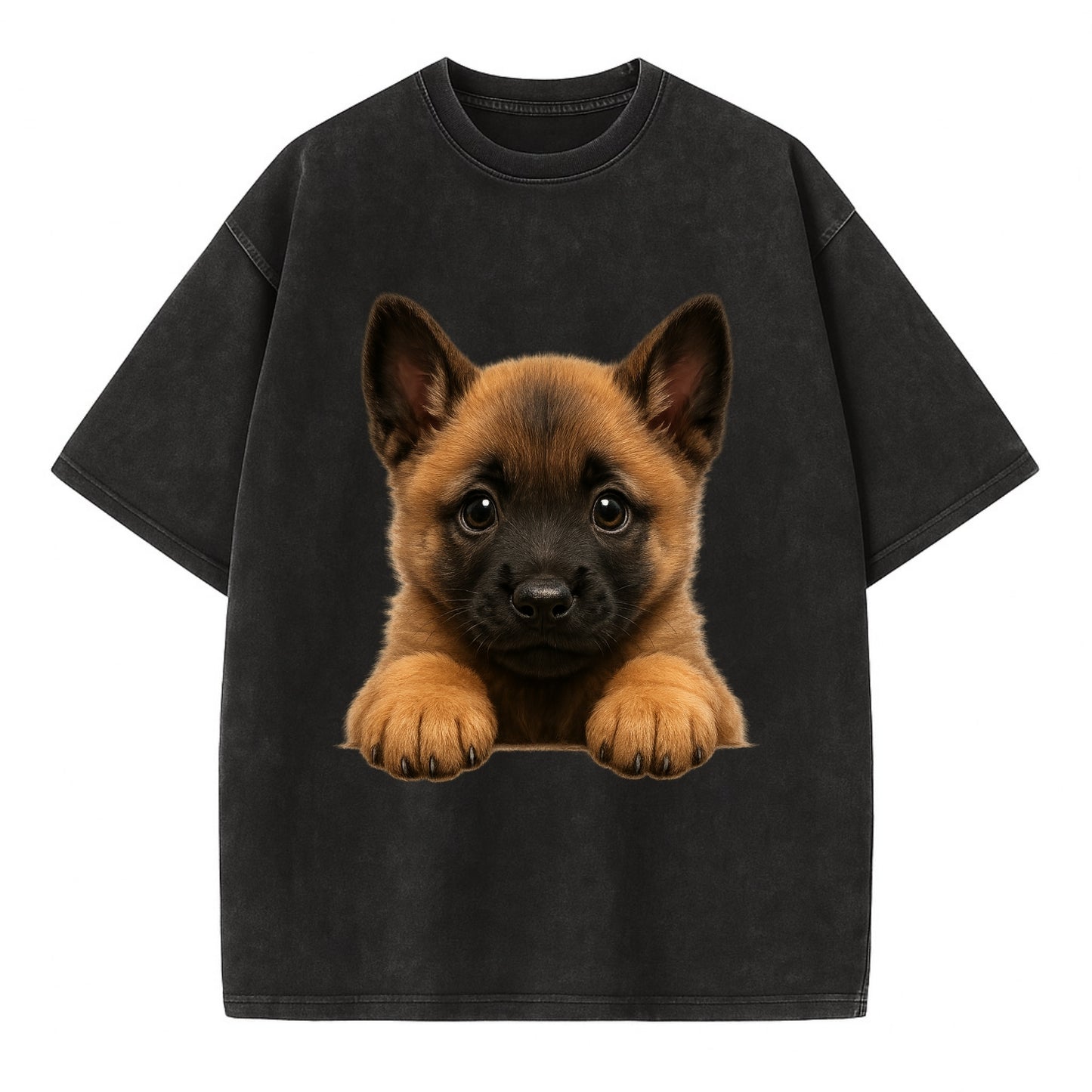 Belgian Malinois  - Vintage T-shirt - Black