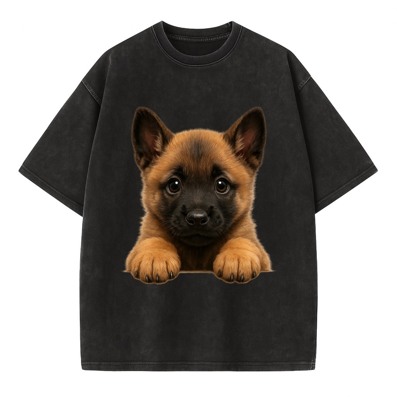 Belgian Malinois  - Vintage T-shirt - Black