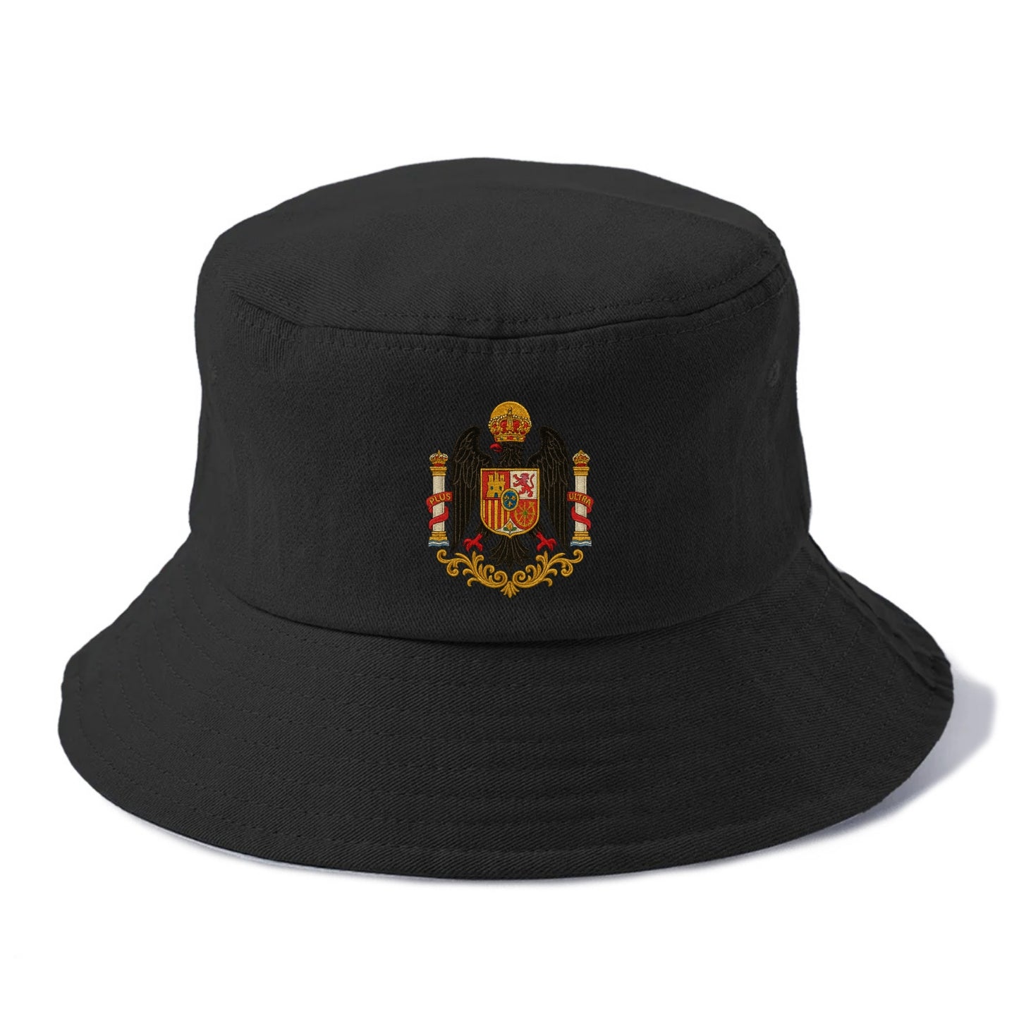 Imperial Eagle Of Spain Crest - Bucket Hat - Black