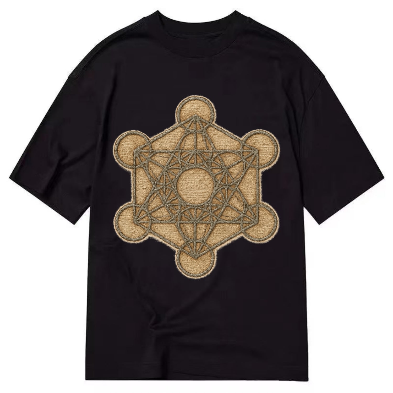 Metatron's Cube  - Classic T-shirt - Black