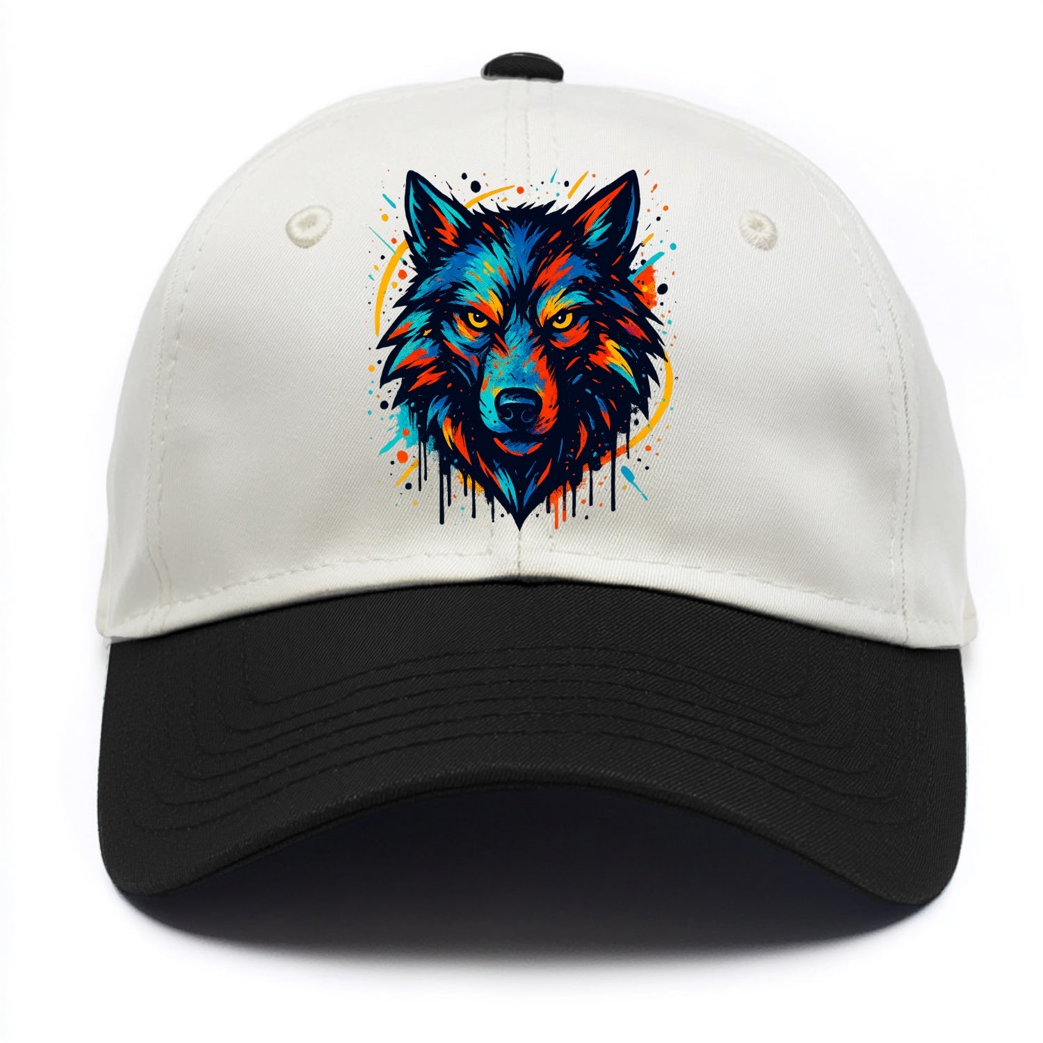 Alpha Wolf Leader  - Two Tone Cap - Black