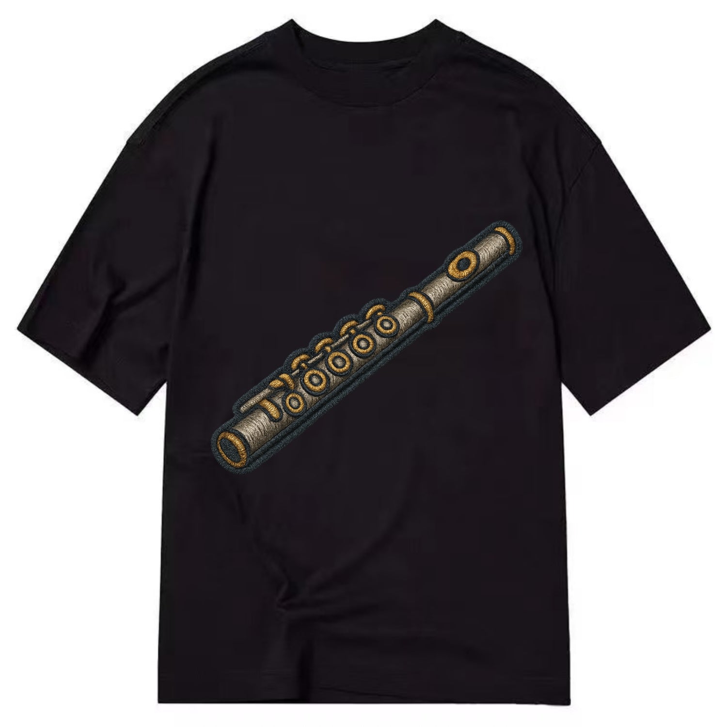 Flute  - Classic T-shirt - Black