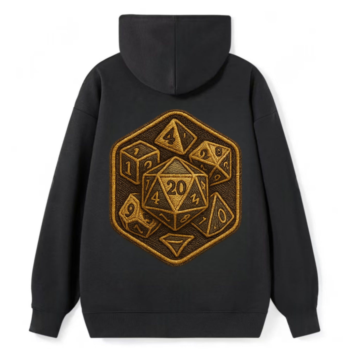Dice set for tabletop gaming - RPG enthusiast - Classic Pullover Hoodie - Black