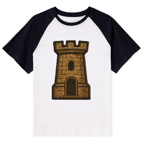 Castle Tower  - Contrast Raglan T-shirt