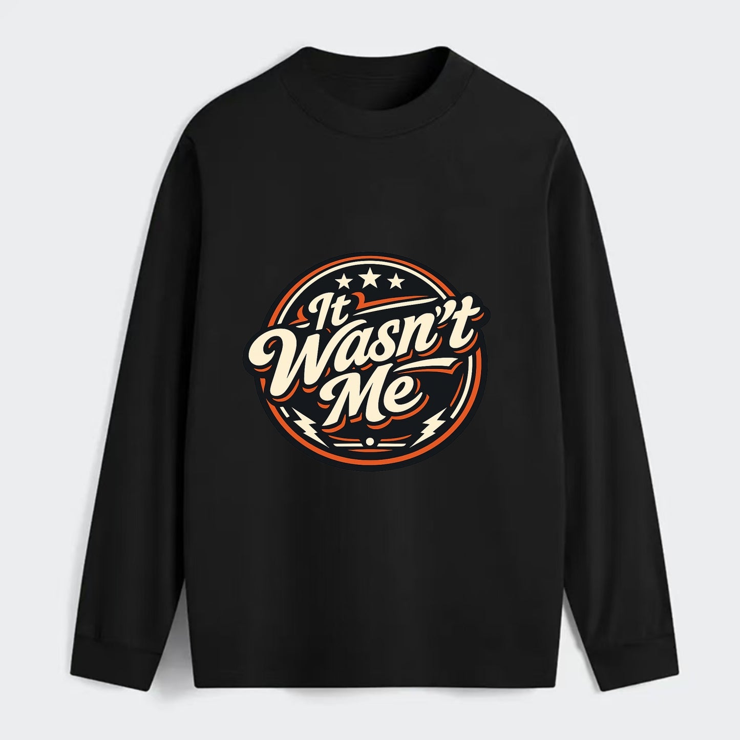 Unapologetic Rebel Emblem - Classic Long Sleeve Shirt - Black