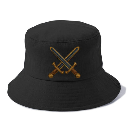 Crossed Swords  - Bucket Hat - Black