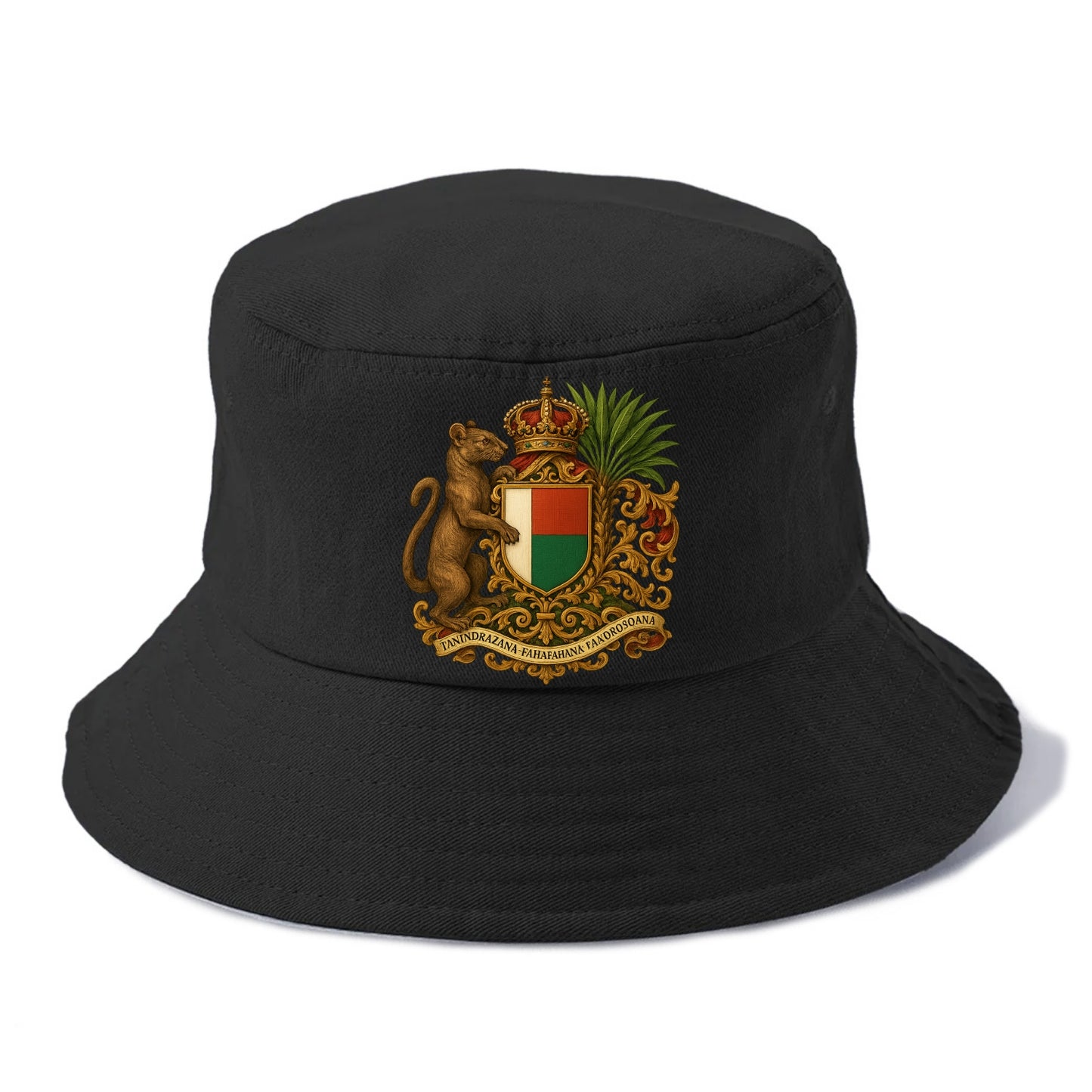 Madagascar Fossa Hunter  - Bucket Hat - Black