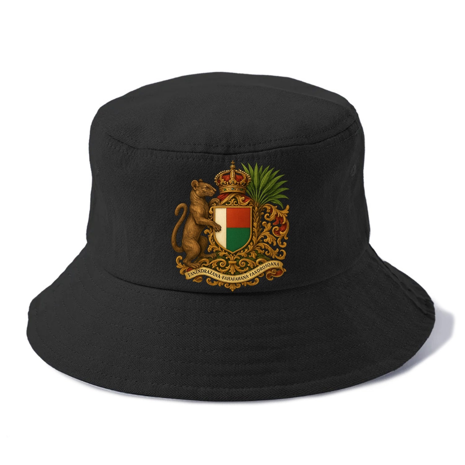 Madagascar Fossa Hunter  - Bucket Hat - Black