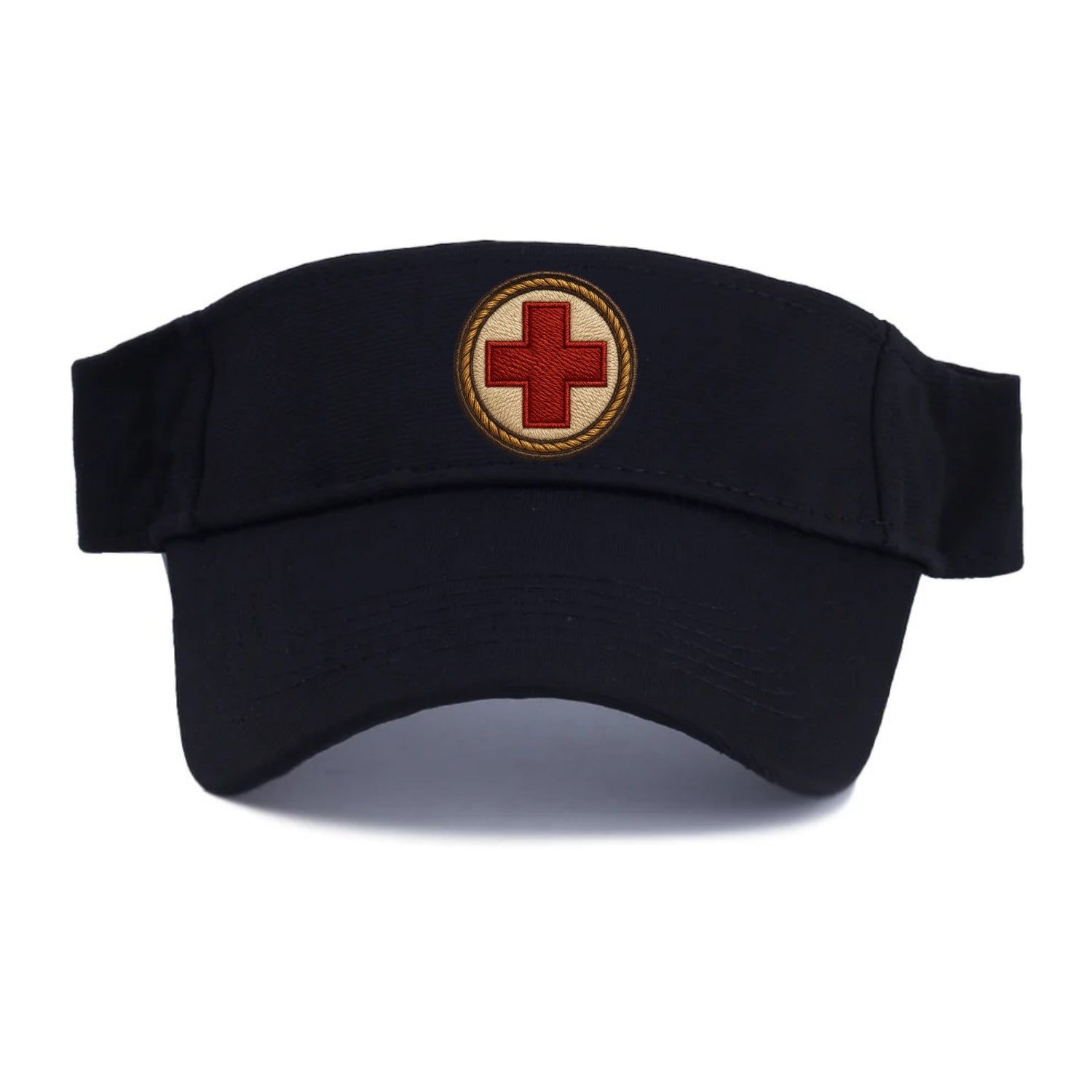 Medical Cross  - Visor - Black