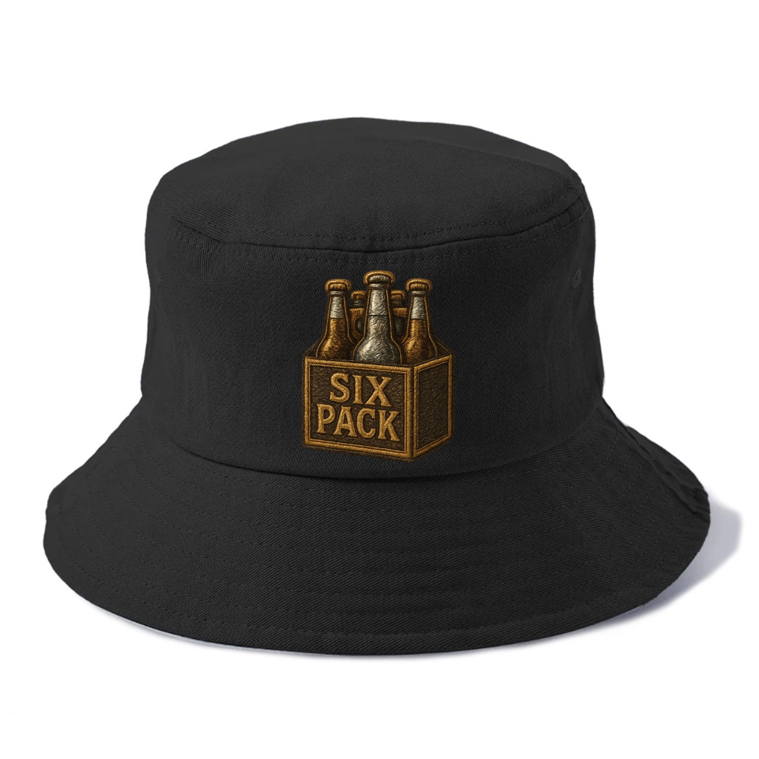 Six Pack  - Bucket Hat - Black