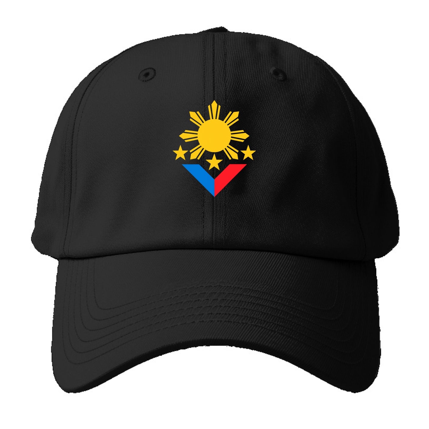 Sun Of Three - Baseball Cap For Big Heads - Black