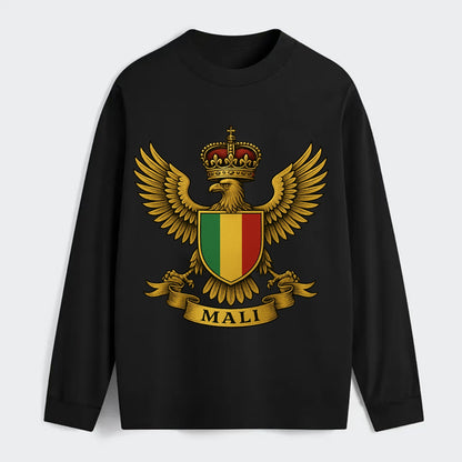 Mali Royal Logo  - Classic Long Sleeve Shirt - Black