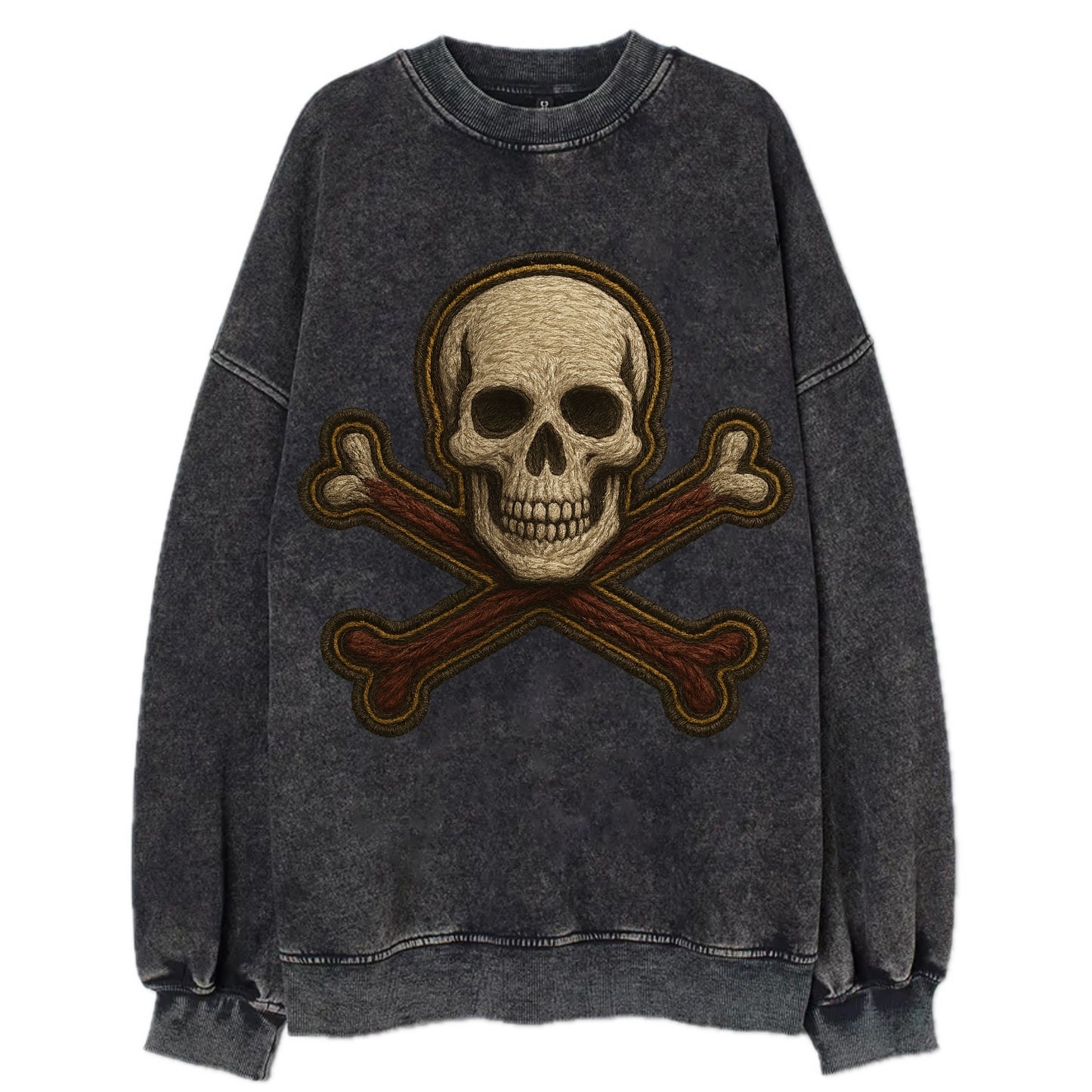 Jolly Roger  - Vintage Sweatshirt - Black