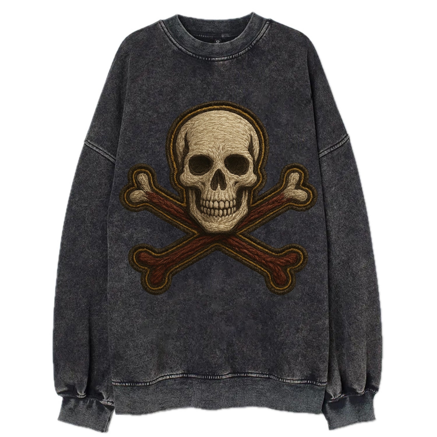 Jolly Roger  - Vintage Sweatshirt - Black