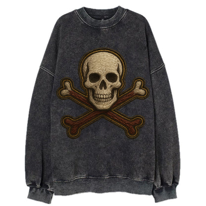Jolly Roger  - Vintage Sweatshirt - Black
