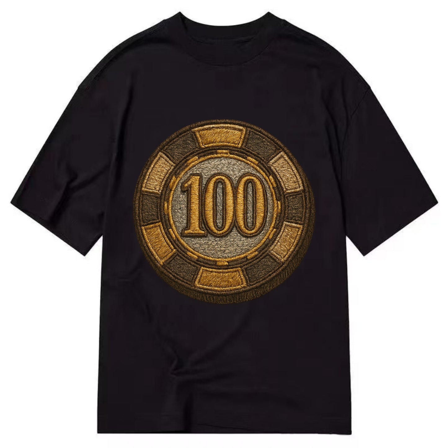 Poker Chip  - Classic T-shirt - Black