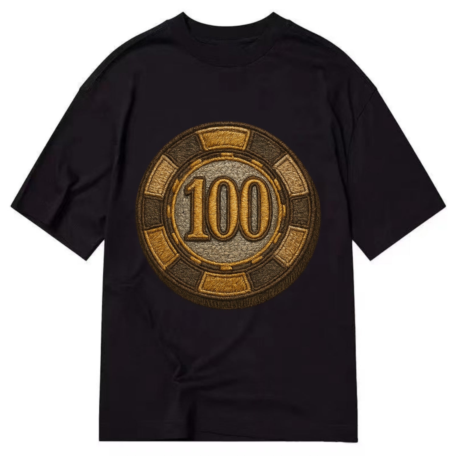 Poker Chip  - Classic T-shirt - Black